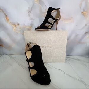 Jimmy Choo Tilda Cut Out Strappy Open Toe High Heel Sandals